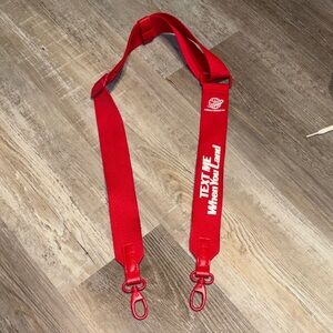 BEIS x LONELY GHOST Red Travel Bag Strap